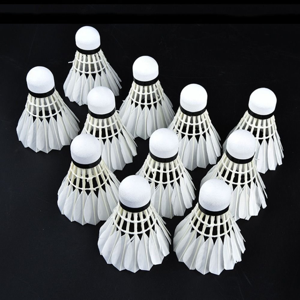 3/6/12 adet yeni beyaz badmint - Badminton Event incelemesi ve fiyatı